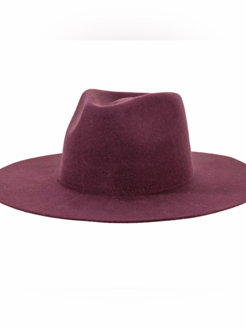 NWT American Hat Makers Rancher | Womens Plum Wide Brim Felt Fedora Hat Small S